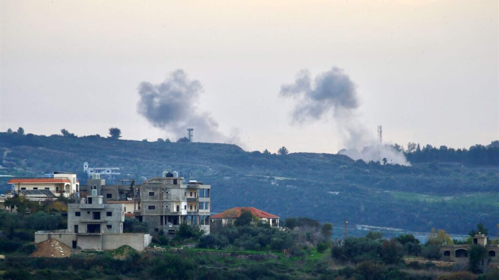 Hezbollah rockets rain down on Israeli air control base. Photo: Reuters.