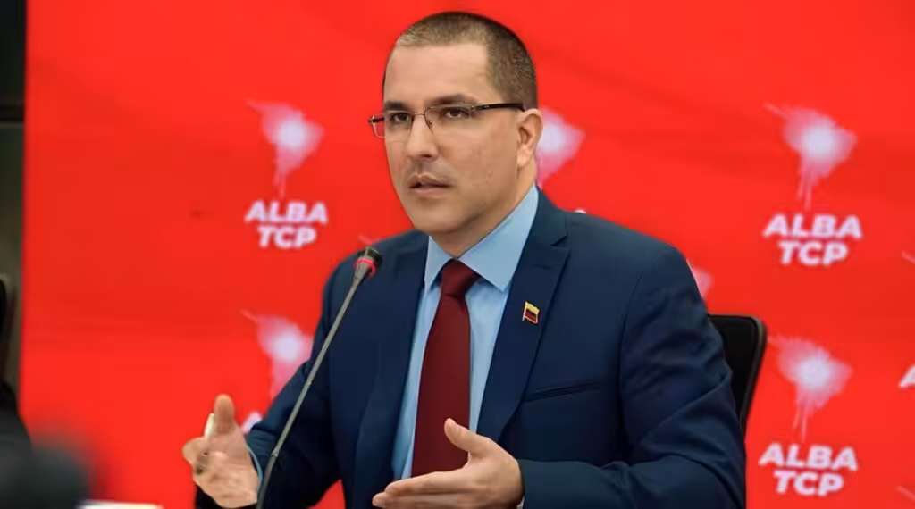 Venezuela's former Foreign Minister Jorge Arreaza during an ALBA-TCP event. Photo: Venezuela's Ministry for Foreign Affairs/File photo.