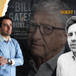 Compilation image depicting Alan MacLeod (Left) and Tim Schwab (Right) over a backdrop of Bill Gates. Photo: MintPress.