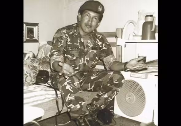 El Comandante Hugo Chavez. Photo: Venezuelan Ministry for Communication and Information/File photo.