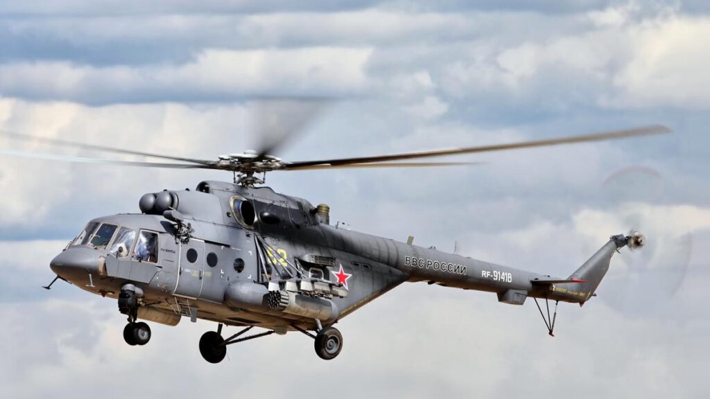 Russian military helicopter Mil-Mi-171, which is among the Russian-made military equipment that Ecuador has announced to hand over to the US. Photo: Vitaly V. Kuzmin.