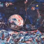 Bosphorus Blue Winter, Oil on Canvas, Jean-Pierre Civade, 2023. Photo: China Beyond the Wall.