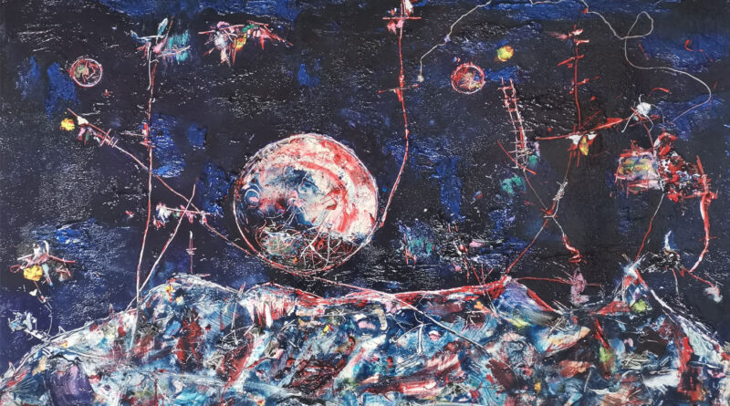 Bosphorus Blue Winter, Oil on Canvas, Jean-Pierre Civade, 2023. Photo: China Beyond the Wall.