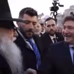 Javier Milei, Argentina’s right-wing, pro-Israel president is currently on a trip to the occupied territories. Photo: AFP.