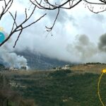 Smoke billows during Israeli shelling on the southern Lebanese village of Kfar Kila near the border with Israel on January 31, 2024. Photo: AFP.