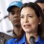 Venezuelan far-right opposition politician María Corina Machado. File photo.