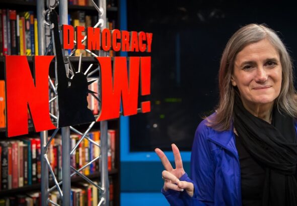 Democracy Now’s anchor Amy Goodman. Photo: Democracy Now.