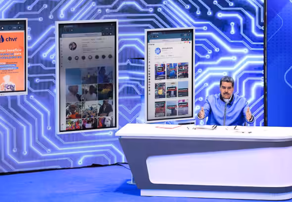 President Nicolás Maduro on Con Maduro+. Photo: Alba Ciudad.