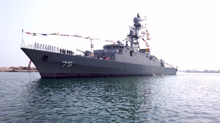 This file picture shows domestically-built Mowj-class Dena frigate of the Islamic Republic of Iran Navy. Photo: PressTV/File photo.
