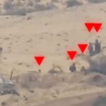A screen grab from a video showing Palestinian Resistance fighters moments before engaging Israeli occupation soldiers amidst the battles in the Gaza Strip. Photo: Military Media of al-Quds Brigades.