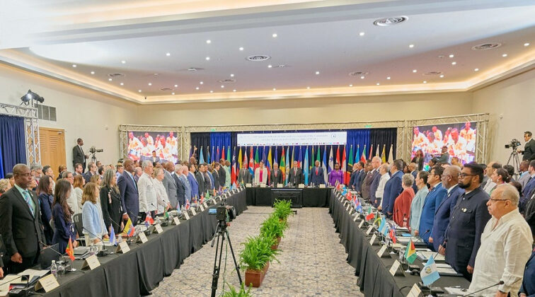 The representatives of the 33 member states of CELAC at the bodyâs 8th Summit in Kingstown, St. Vincent and the Grenadines. Photo: HaĂŻti LibertĂ©/File photo.