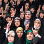 Participants meeting with Imam Khamenei, many of whom are also first-time voters and the honorable families of martyrs, February 28, 2024. Photo: Khamenei.ir.