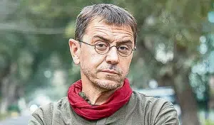 Spanish political scientist and academic Juan Carlos Monedero. Photo: La Tercera/File photo.