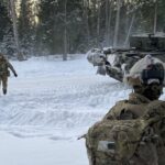 NATO military exercises in Estonia, February 10, 2024. Photo: Alexander Welscher/DPA/Legion Media.
