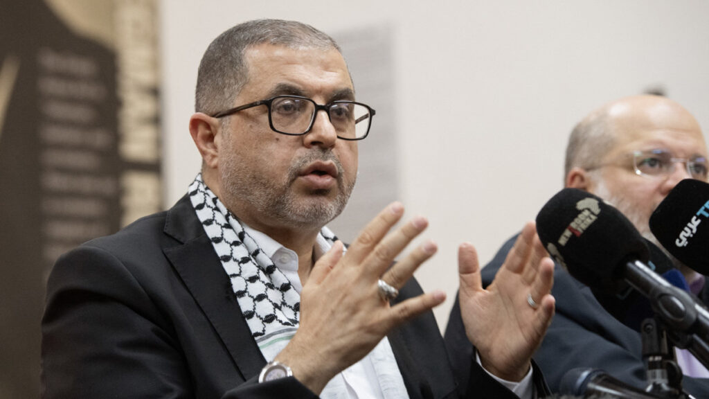 Dr Basem Naim, a leading member of Hamas’ politburo in Cape Town, South Africa, November, 2023. Rodger Bosch/AFP.