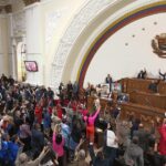 Venezuela's National Assembly session during the voting on the Guyana Esequiba Defense Law on Thursday, March 21, 2024. Photo: X/@Asamblea_Ven.