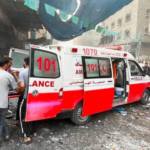 Israel continues to target hospitals in the Gaza Strip. Photo: WAFA.