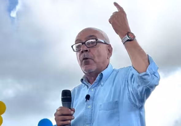 Venezuelan far-right opposition politician Andres Caleca. Photo: RedRadioVE/File photo.