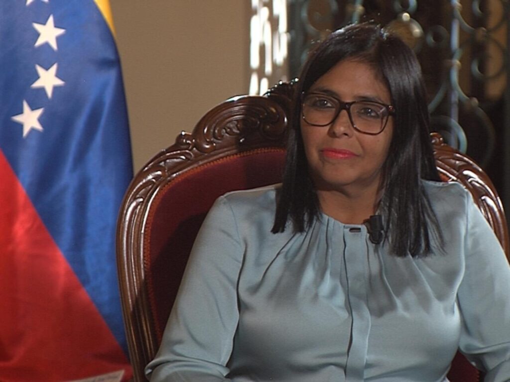 Venezuelan Vice President Delcy Rodríguez. Photo: France 24.