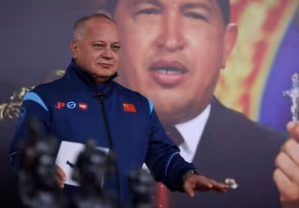 PSUV leader Diosdado Cabello on his TV program Con El Mazo Dando, March 27, 2024. Photo: Con El Mazo Dando.