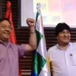 Bolivian President Luis Arce (left) with former President Evo Morales (right). Photo: Ana Delicado Palacios/Sputnik/file photo.