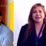 Venezuelan Information and Communication Minister Freddy Ñáñez (left) and journalist Sebastiana Barráez (right) who is wanted in Venezuela for her involvement in a coup attempt. Photo: Instagram @luchaalmada15/Maduradas.com.
