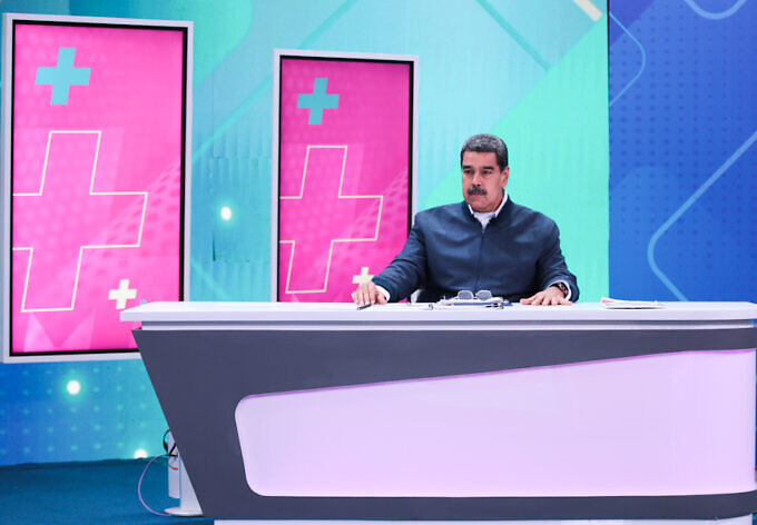 President Nicolás Maduro on television. Photo: Alba Ciudad.