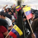 Group of Venezuelan migrants returning home from Mexico as part of the government program Vuelta a la Patria. Photo: Venezuelan Ministry for Foreign Affairs/file photo.