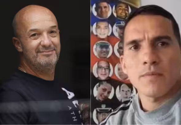 Venezuelan Far-right CIA asset Iván Simonovis (left) and former military official Ronald Ojeda (right). Photo: 24horas (Chile).