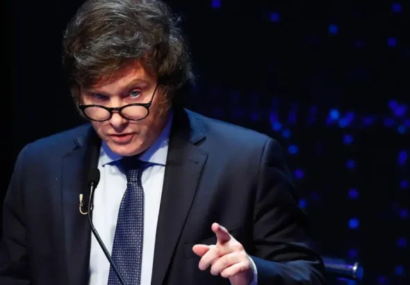 The president of Argentina, Javier Milei. Photo: File photo.