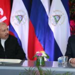 Russian Security Council Secretary Nikolai Patrushev (right) and Nicaraguan President Daniel Ortega (left) at the security cooperation meeting in Managua, Nicaragua, February 27, 2024. Photo: Presidential Press of Nicaragua.