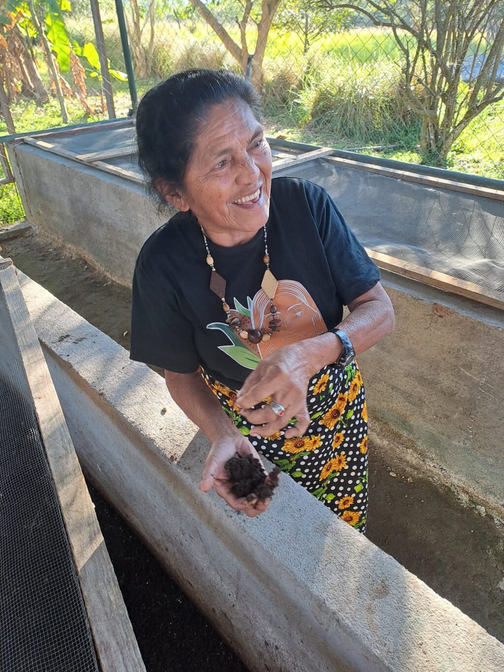 Rosibel Ramos, member of the Nicaraguan women's cooperative Las Diosas. Photo: Author.
