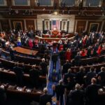 US Congress members attend a House meeting. File photo.