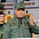 Venezuelan Defense Minister Vladimir Padrino giving statements to the press from the Mountain Barracks in Caracas, March 2020. Photo: X/@PrensaFANB/File photo.