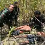 Indonesian "military operation" in Yahukimo district, West Papua, February 2024. Photo: Benny Wenda.