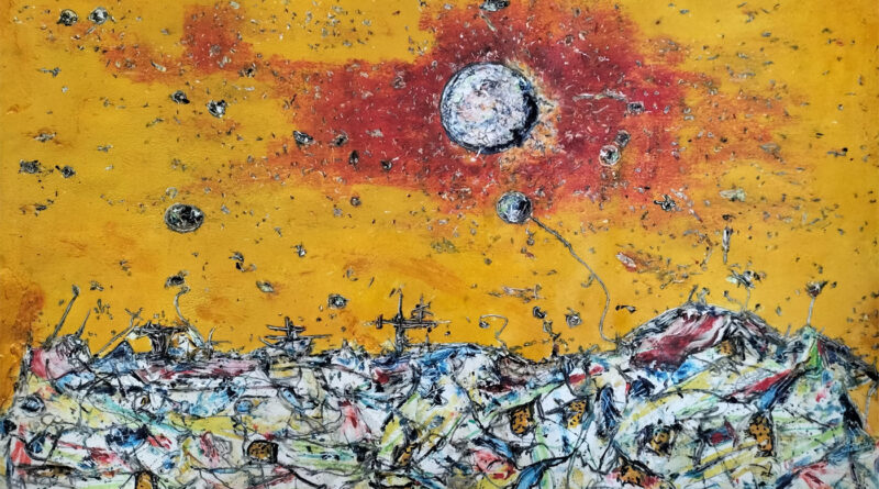 The Song of the Fireflies, 萤火虫之歌, Oil on Canvas, 2021-2024. Photo: Jean-Pierre Civade