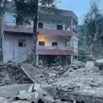 A building in Lebanon destroyed by Israeli strikes. Photo: Al Manar.