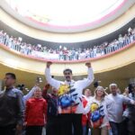 Venezuelan President Nicolás Maduro after registering his candidacy with the National Electoral Council (CNE) for the upcoming July 28 presidential elections. Caracas, March 25, 2024. Photo: Presidential Press.