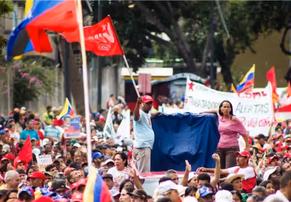 Thousands of Venezuelans have gathered across the country to defend the ideology and the gains of the Bolivarian revolution. Photo: Midwestern Marx/File photo.