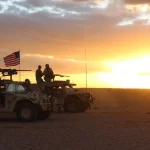 US occupation forces in al-Tanf Garrison, Syria, November, 2017. Photo: Staff Sgt. Jacob Connor/US Army Photo.