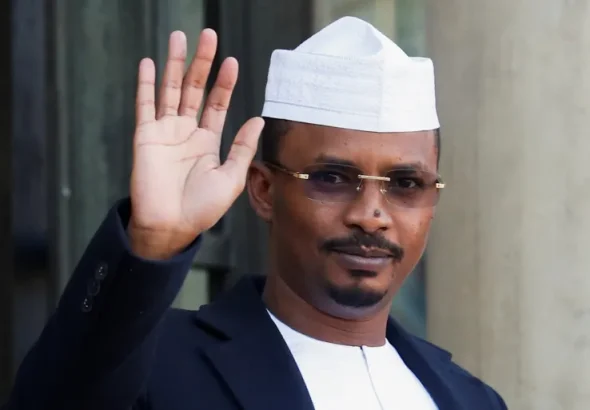 Chad's interim leader Mahamat Déby. Photo: Gonzalo Fuentes/Reuters.