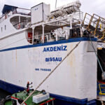 The flotilla waits to sail from Istanbul. Photo: Medea Benjamin.