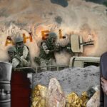 Compilation image showing oil barrels (Left), military personnel (Center) and Bassirou Diomaye Faye (Right), the 5th and current President of Senegal, over a backdrop of the Sahel Region of Africa. Photo: Cradle.