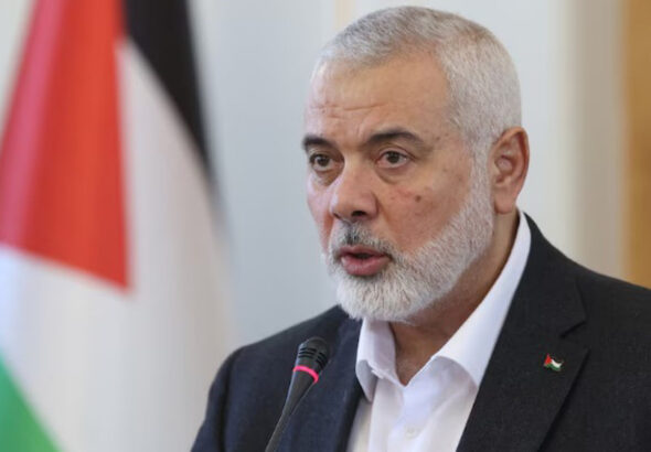 Ismail Haniyeh, the Palestinian resistance movement of Hamas’ Political Bureau chief. Photo: PressTV.