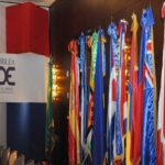 Logo and flags of member organizations of American Sports Council. File photo.