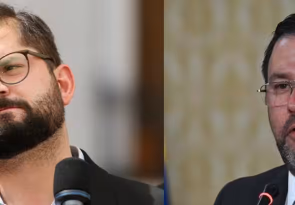 Chilean President Gabriel Boric (left) and Venezuelan Foreign Affairs Minister Yván Gil (right). Photo: Reuters/Al Jazeera.