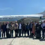 The peace delegation of the Colombian government for its dialogue with the ELN. Photo: X/@DelegacionGob.