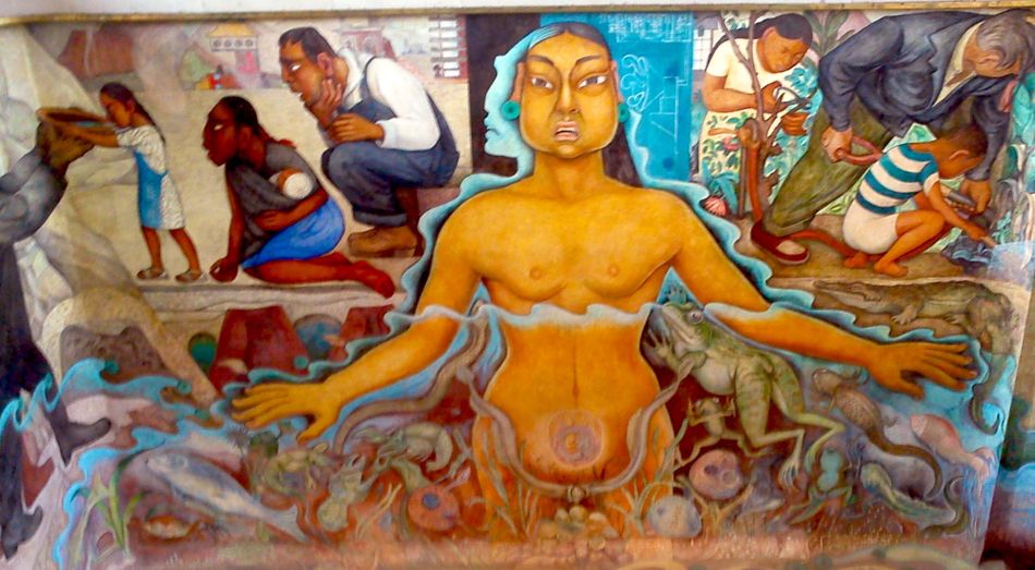 Diego Rivera (Mexico), El Agua, Origen de la Vida (‘Water, Origin of Life’), 1951. Photo: Tricontinental/File photo.