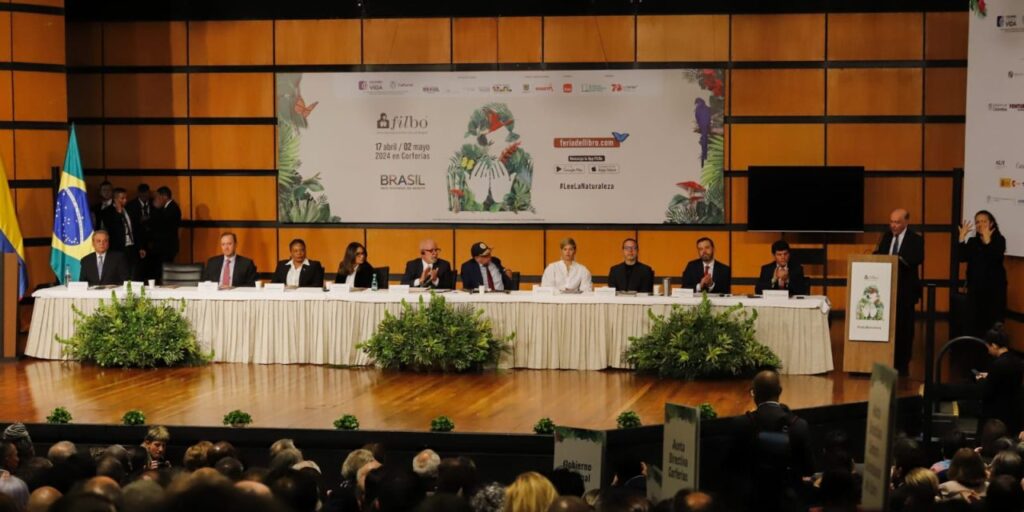 Inauguration of the Bogota International Book Fair 2024, Bogota, Colombia, April 17, 2024. Photo: Semanario Voz.