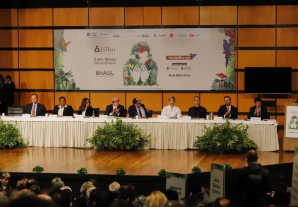 Inauguration of the Bogota International Book Fair 2024, Bogota, Colombia, April 17, 2024. Photo: Semanario Voz.
